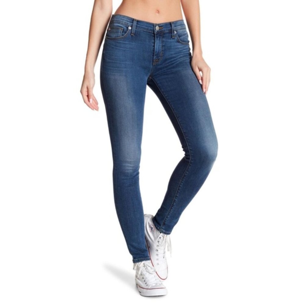 Hudson Natalie Super Skinny Mid Rise Jeans